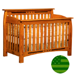 Amish Arcadia 4 in 1 Convertible Baby Crib