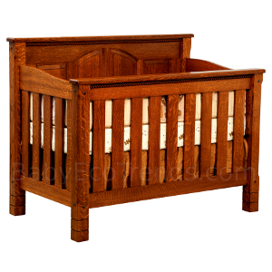 Amish 4 in 1 Convertible Baby Crib - Trinity