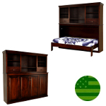 Amish Avalon Bookcase Murphy Bed