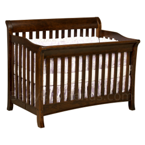 Amish 4 in 1 Convertible Baby Crib - Belmont