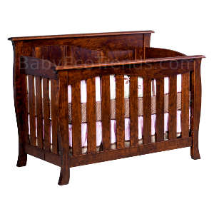 Amish 4 in 1 Convertible Baby Crib - Catalina Slats