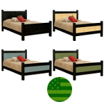 Amish Georgetown Beadboard Bed