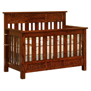 Amish 4 in 1 Convertible Baby Crib - Houston