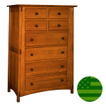 Amish McCoy 8 Drawer Chest