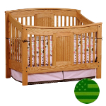 Amish Meridian 4 in 1 Convertible Baby Crib