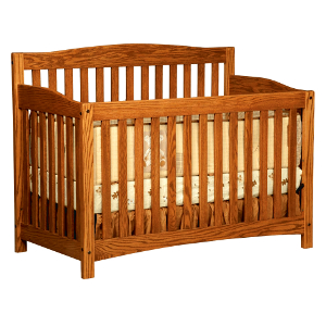 Amish 4 in 1 Convertible Baby Crib - Monterey