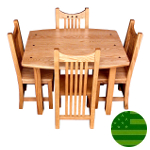 Amish Royal Mission Child's Table & Four Chairs
