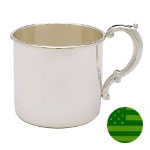 Sterling Silver Baby Cup - Hollow Handle
