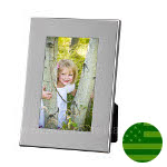 Sterling Silver Wide Border Picture Frame