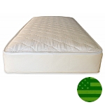 Naturepedic Organic 2 in 1 Quilted Twin Mattress - Waterproof