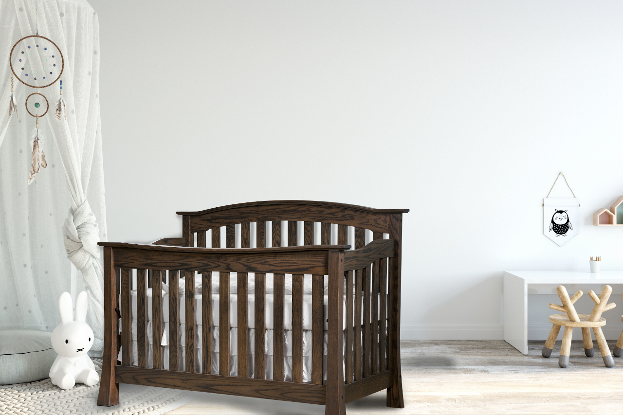 Solid Wood Convertible Cribs Made in USA