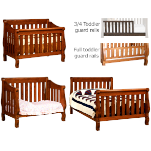 sleigh bed crib convertible