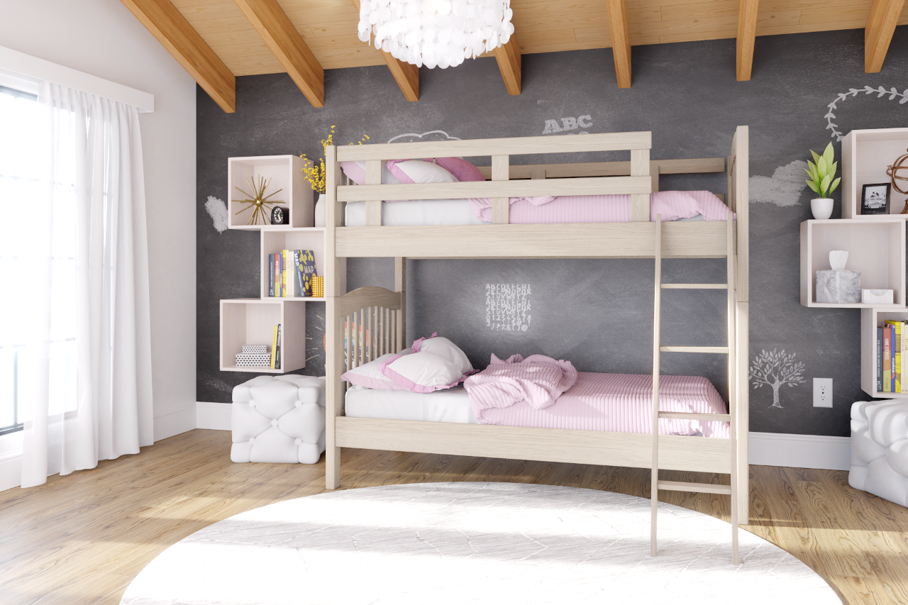 Solid Wood Bunk Beds Made in USA