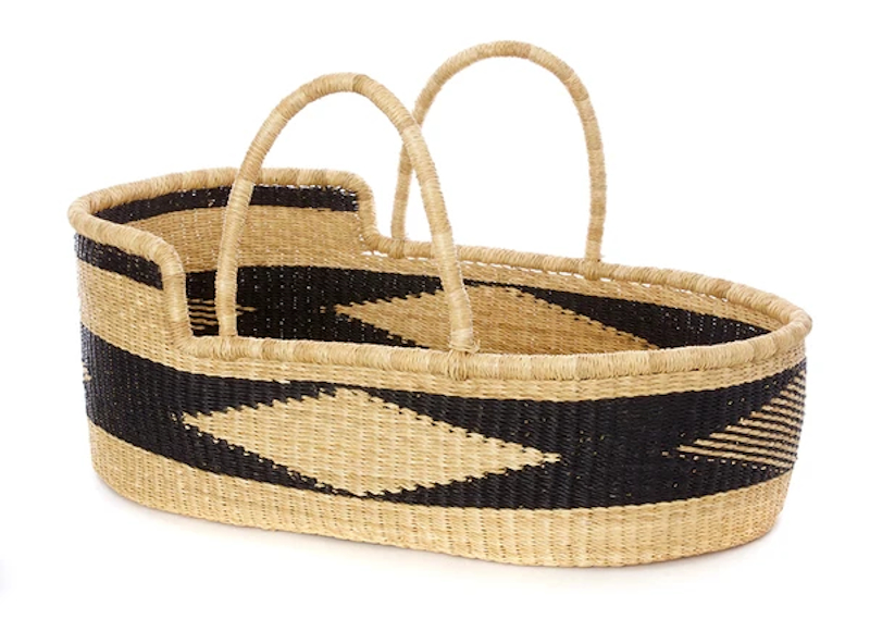 Large Onyx Akili Moses Basket for Loungers