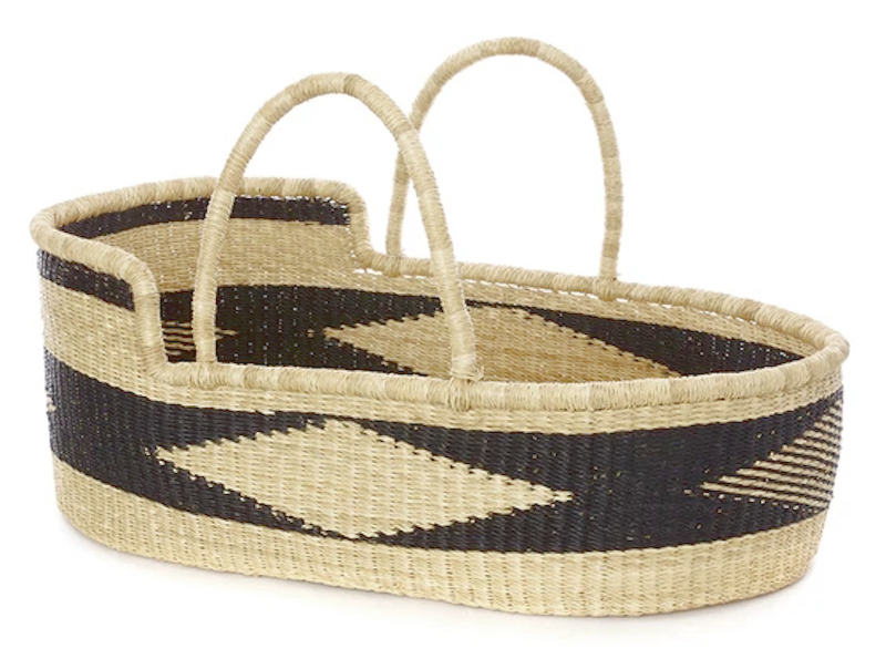Large Onyx Akili Moses Basket for Loungers