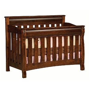 Amish 4 in 1 Convertible Baby Crib - Caspian