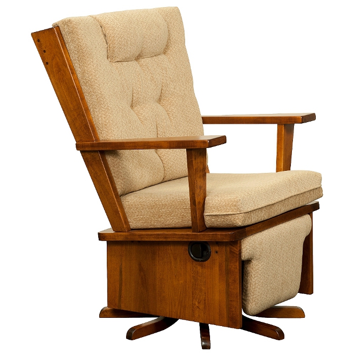 z Amish Cameron Swivel Glider with Flip-out Footrest - NO LONGER AVAILABLE