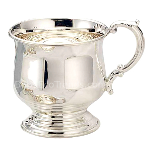 Sterling Silver Baby Cup - Pedestal
