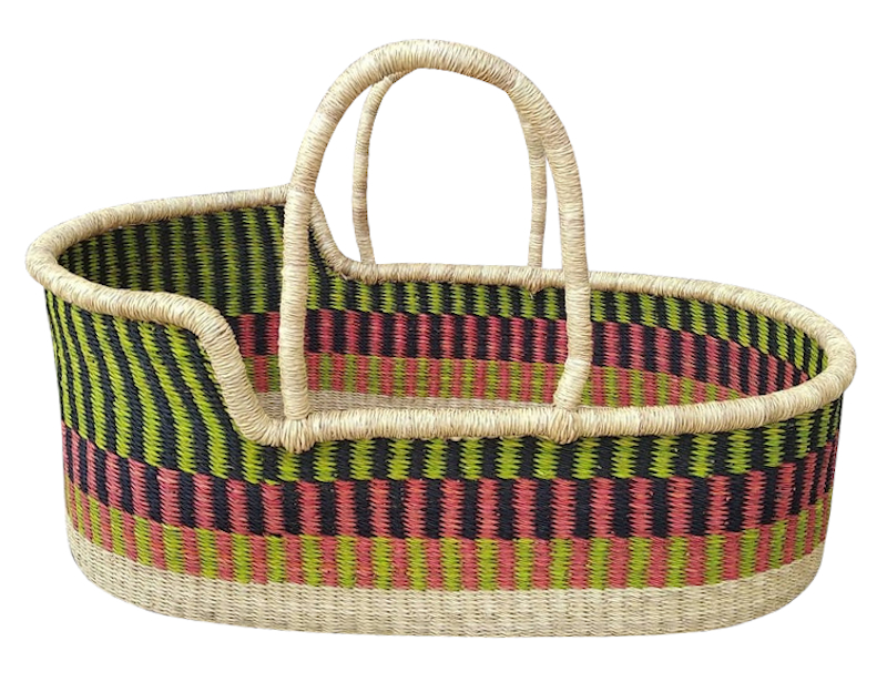 Large Flora Moses Basket for Loungers