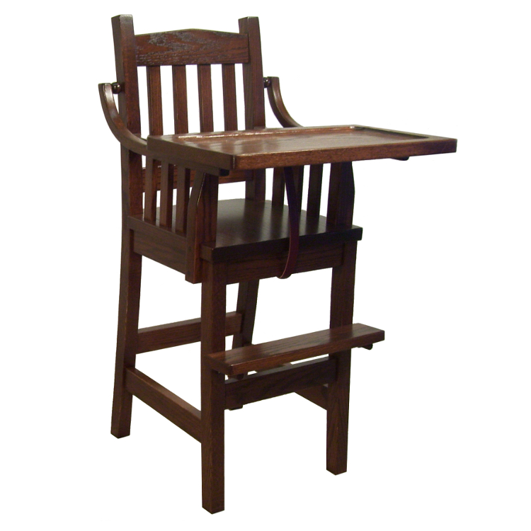 Amish High Chair - Pinnacle Mission - for Kevin