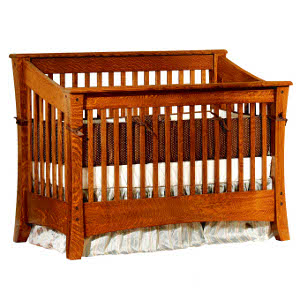 4 in 1 cribs made in usa solid wood amish baby cribs