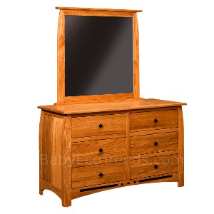 Dresser with optional Mirror