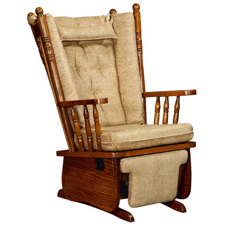 z Amish Arcadia Glider with Flip-out Footrest - NO LONGER AVAILABLE