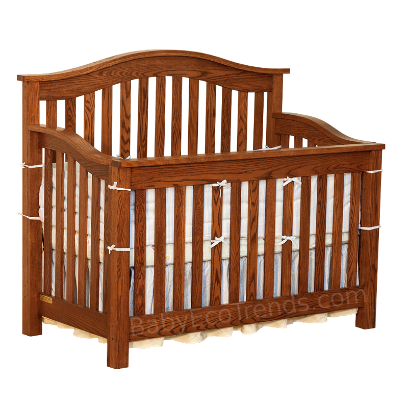 Amish 4 in 1 Convertible Baby Crib - Aria