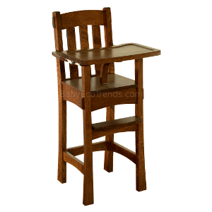 all wood high chair