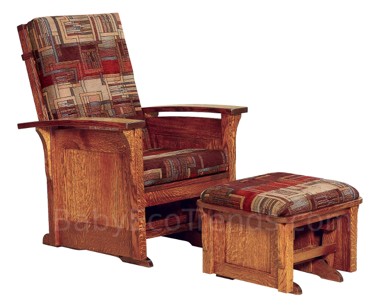 Amish Bow Arm Panel Glider