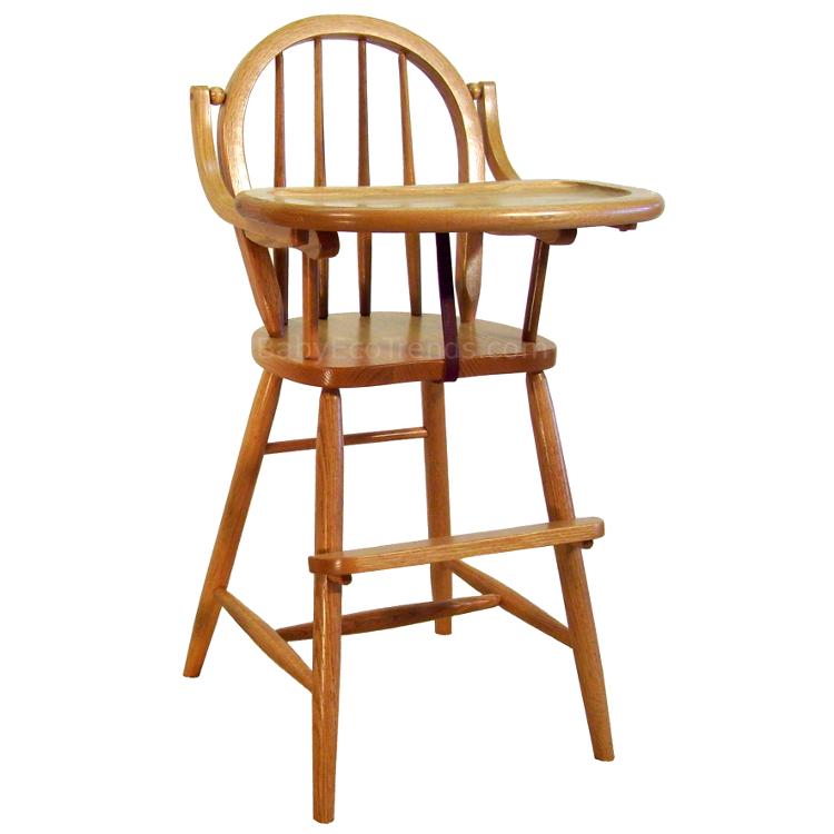 Amish High Chair - Bow Back - Price available by request only