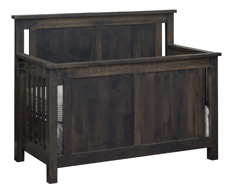 Amish 4 in 1 Convertible Baby Crib - Braxton