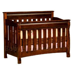 Caspian 4 in 1 Convertible Baby Crib Made in USA Baby 