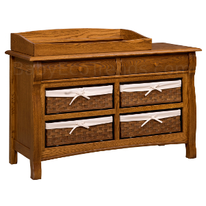 Dresser with Basket Drawers