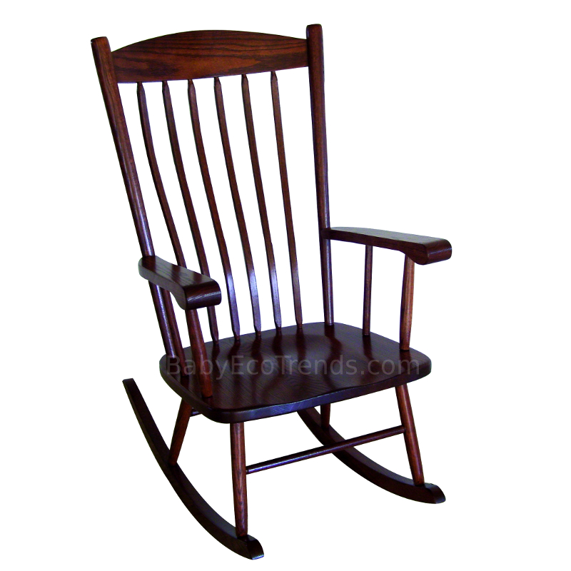 Amish Darcy Rocking Chair Solid Wood Nursery Furniture Baby Eco Trends