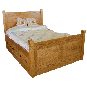 Amish Eaton Storage Bed