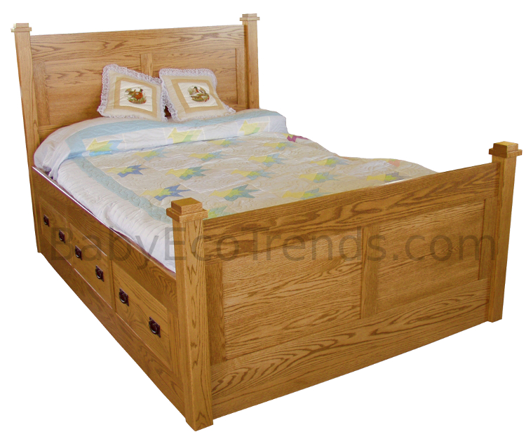 Amish Eaton Storage Bed