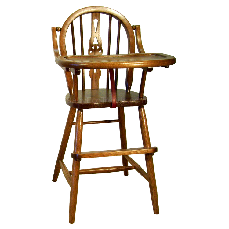 Amish High Chair - Fiddle Back - NO LONGER AVAILABLE