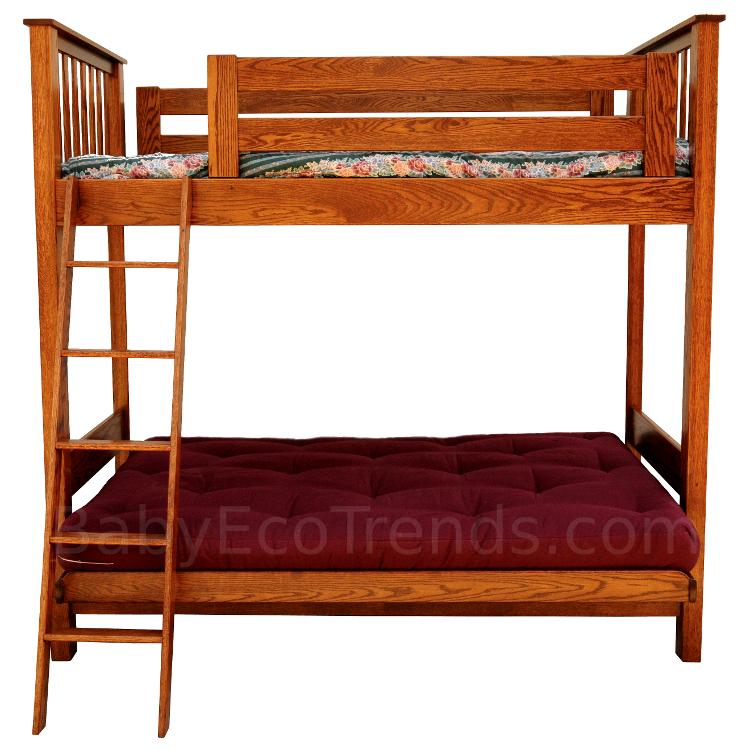 Amish Futon Bunk Bed Custom Children's Furniture Baby Eco Trends