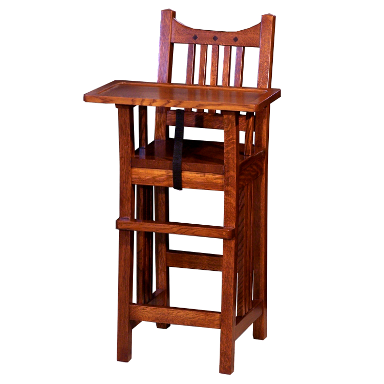 z 9-15-17 Amish Royal Mission Baby High Chair - NO LONGER AVAILABLE