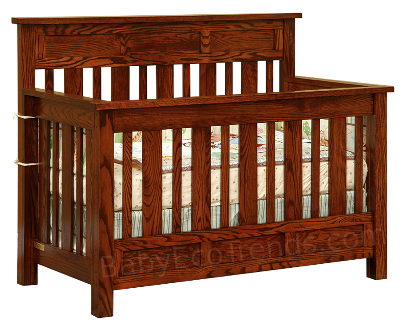Amish 4 in 1 Convertible Baby Crib - Houston