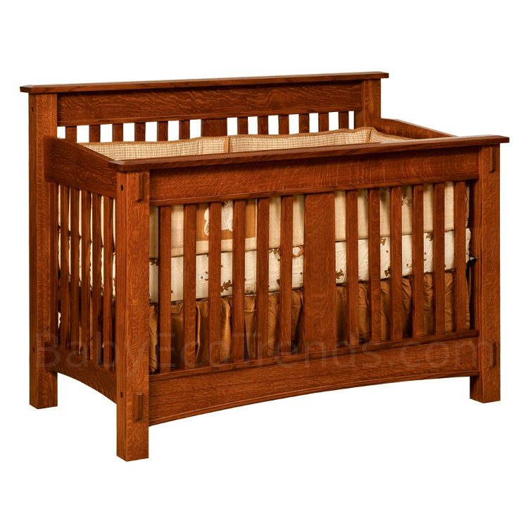 Amish 4 in 1 Convertible Baby Crib - McCoy