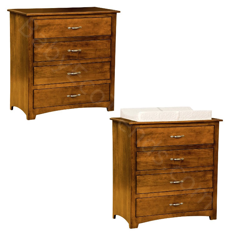 monterey 4 drawer dresser with changing top