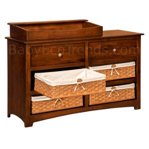 Dresser with optional Baby Changing Tray