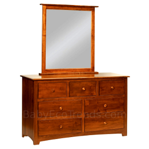 7 Drawer Dresser & Mirror