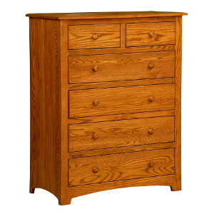 Amish Monterey 6 Drawer Chest