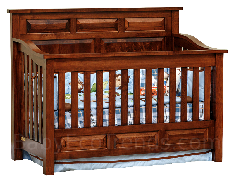 Amish 4 in 1 Convertible Baby Crib - Peyton