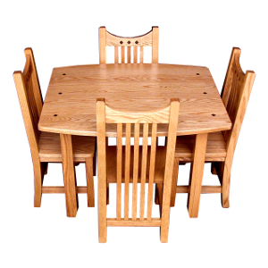 Amish Royal Mission Child's Table & Four Chairs
