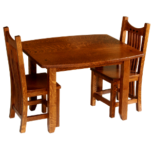 Amish Royal Mission Child's Table & Two Chairs Set - Email for prices