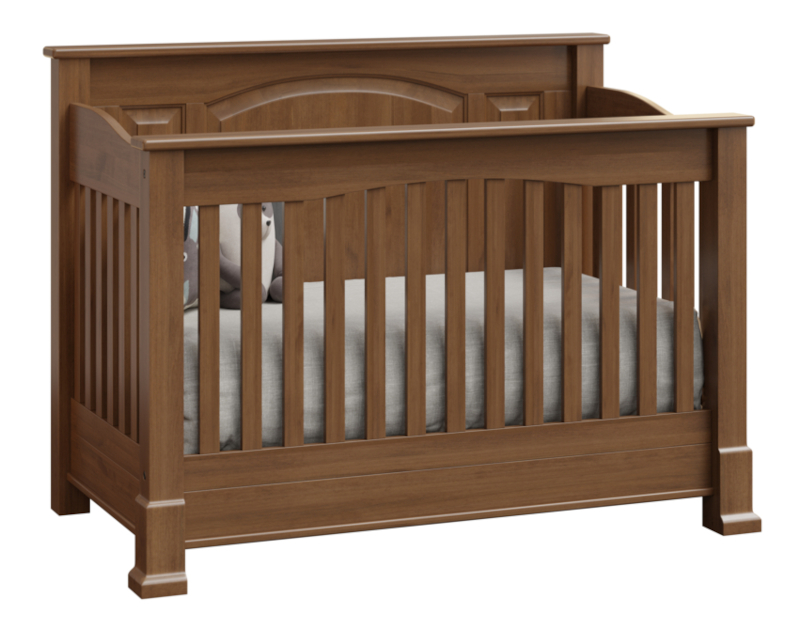 Amish 4 in 1 Convertible Baby Crib - Montana Panel